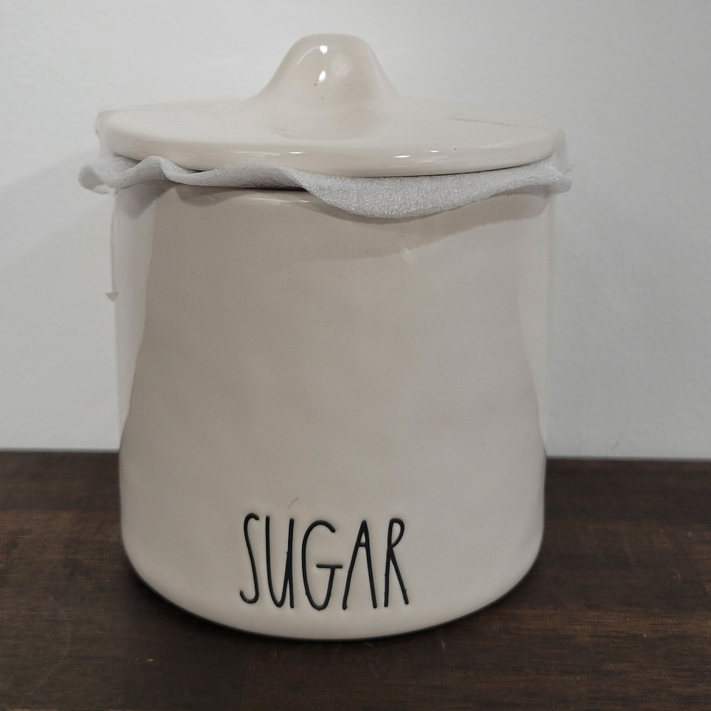 Rae Dunn Ceramic Sugar Jar